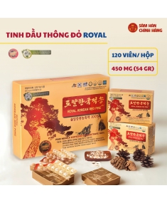 Thông đỏ hoàng gia Hàn Quốc (Royal Korean Red Pine) 450mg*120viên/hộp